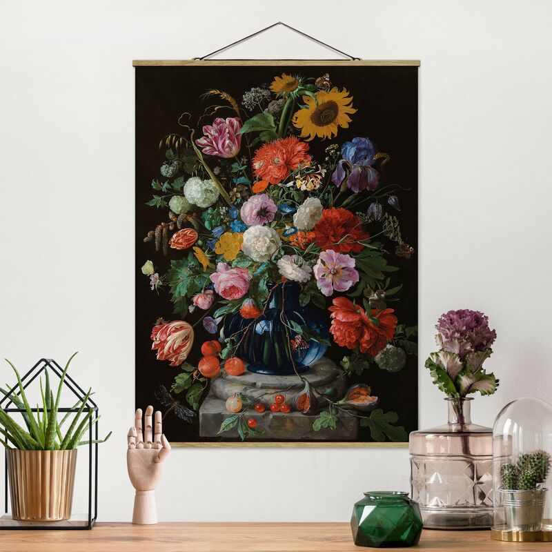 

Imagen de tela - Jan Davidsz De Heem - Glass Vase With Flowers - Alto 4:3 Dimensión LxA: 106.5cm x 80cm