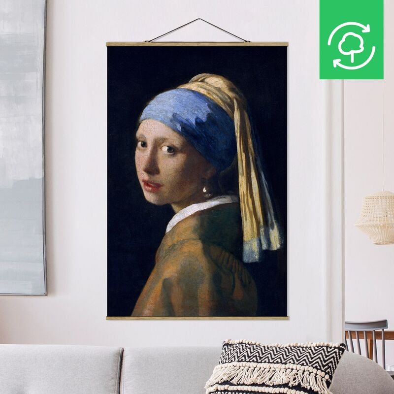 

Imagen de tela - Jan Vermeer Van Delft - Girl With A Pearl Earring - Alto 3:2 Dimensión LxA: 52.5cm x 35cm