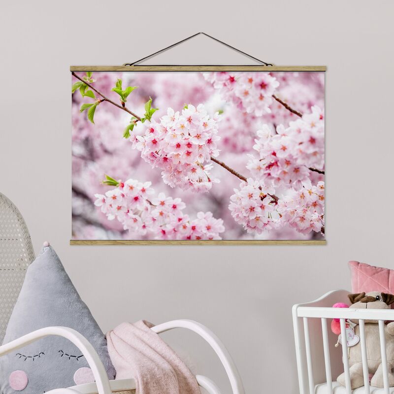 

Imagen de tela - Japanese Cherry Blossoms - Apaisado 2:3 Dimensión LxA: 33.5cm x 50cm