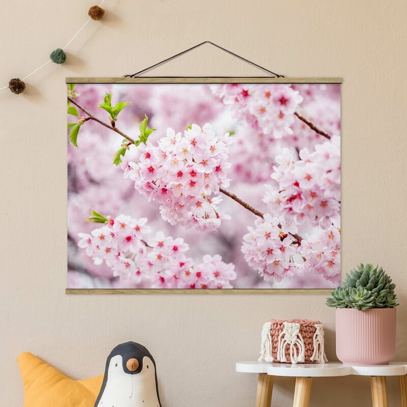 

Imagen de tela - Japanese Cherry Blossoms - Apaisado 3:4 Dimensión LxA: 37.5cm x 50cm