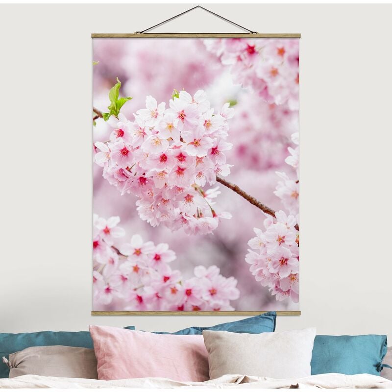 

Imagen de tela - Japanese Cherry Blossoms - Alto 4:3 Dimensión LxA: 66.4cm x 50cm