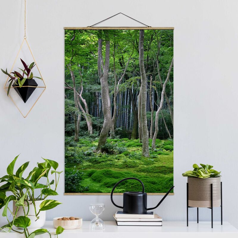 

Imagen de tela - Japanese Forest - Alto 3:2 Dimensión LxA: 120cm x 80cm