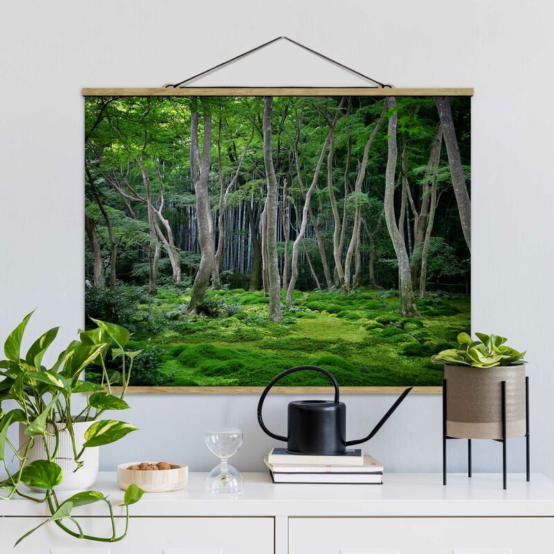 

Imagen de tela - Japanese Forest - Apaisado 3:4 Dimensión LxA: 75cm x 100cm
