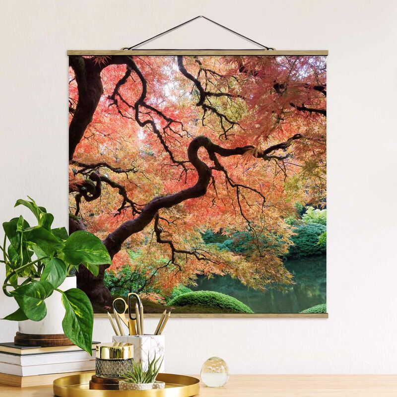 

Imagen de tela - Japanese Garden - Cuadrado 1:1 Dimensión LxA: 35cm x 35cm
