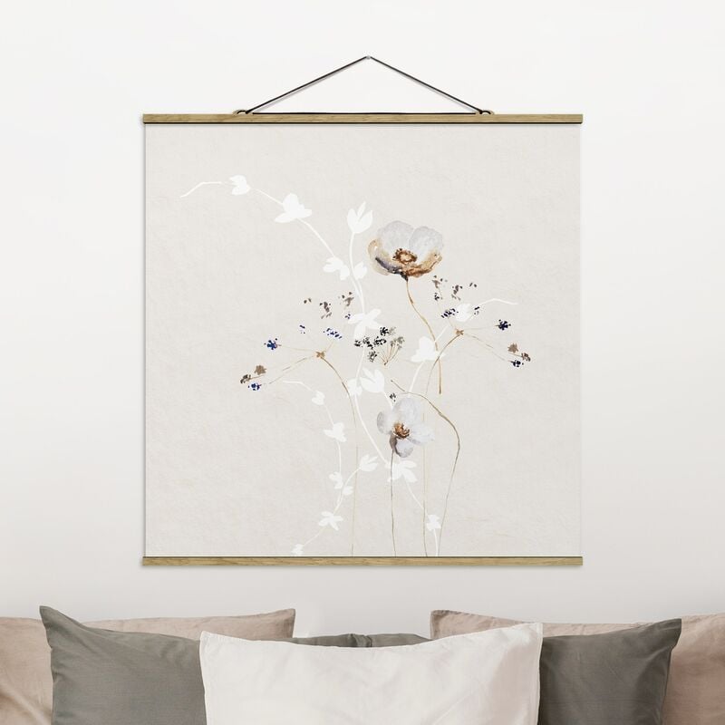 

Imagen de tela - Japanese Ikebana - Cuadrado 1:1 Dimensión LxA: 80cm x 80cm