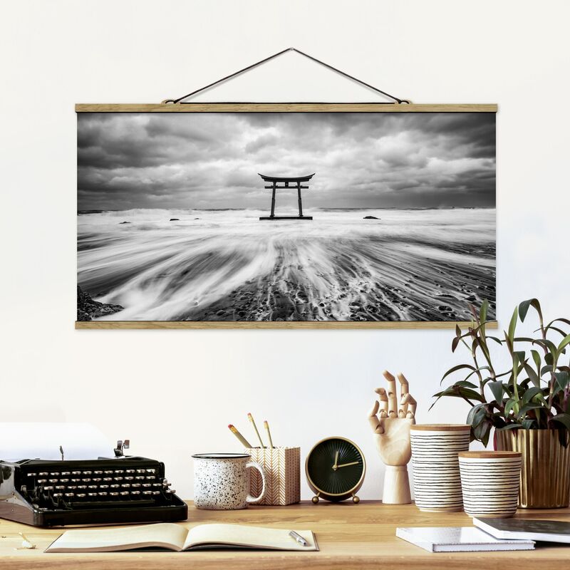 

Imagen de tela - Japanese Torii In The Ocean - Apaisado 1:2 Dimensión LxA: 50cm x 100cm