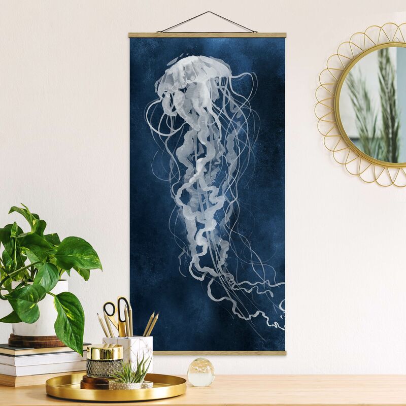 

Imagen de tela - Jellyfish Dance I - Alto 2:1 Dimensión LxA: 70cm x 35cm