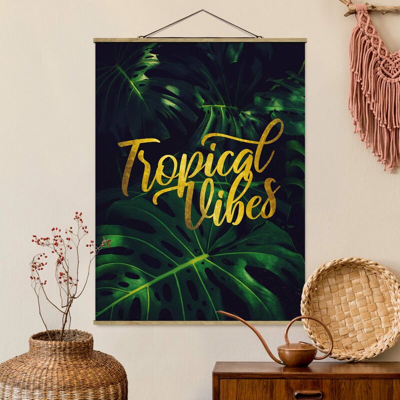 

Imagen de tela - Jungle - Tropical Vibes - Alto 4:3 Dimensión LxA: 133.5cm x 100cm