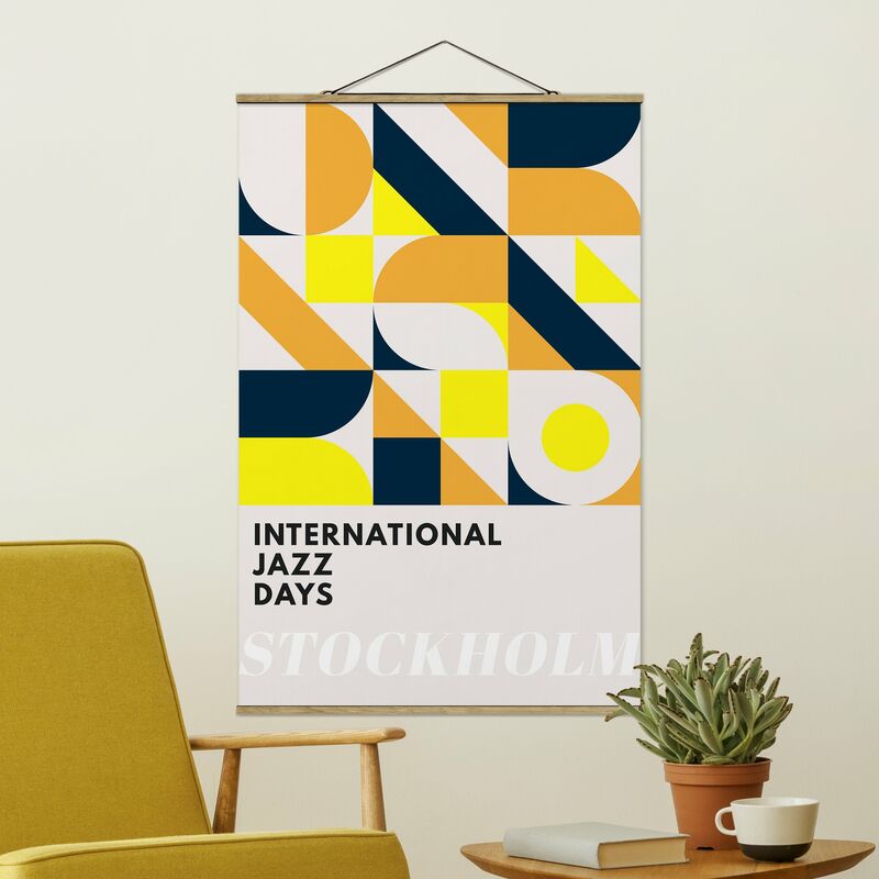 

Imagen de tela - Jazz Days Stockholm - Alto 3:2 Dimensión LxA: 75cm x 50cm
