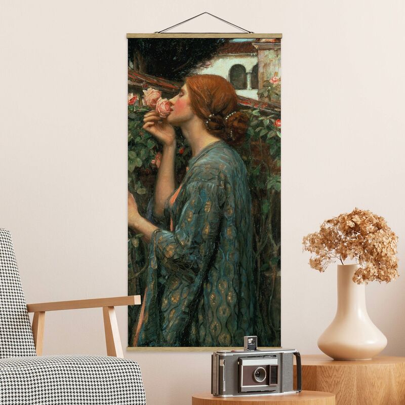 

Imagen de tela - John William Waterhouse - The Soul Of The Rose - Alto 2:1 Dimensión LxA: 100cm x 50cm