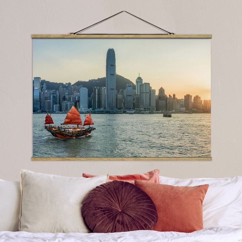 

Imagen de tela - Junk In Victoria Harbour - Apaisado 2:3 Dimensión LxA: 23.5cm x 35cm