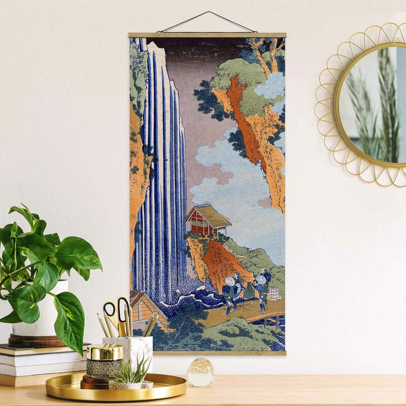 

Imagen de tela - Katsushika Hokusai - Ono Waterfall - Alto 2:1 Dimensión LxA: 70cm x 35cm