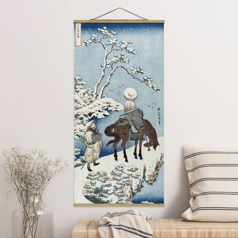 

Imagen de tela - Katsushika Hokusai - The Chinese Poet - Alto 2:1 Dimensión LxA: 70cm x 35cm