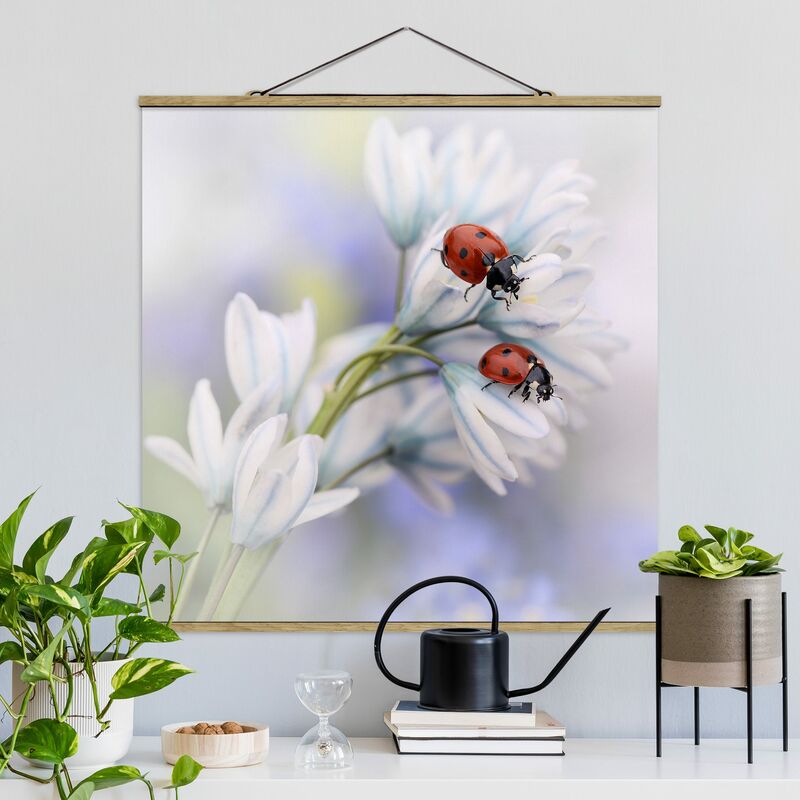 

Imagen de tela - Ladybugs Couple - Cuadrado 1:1 Dimensión LxA: 80cm x 80cm