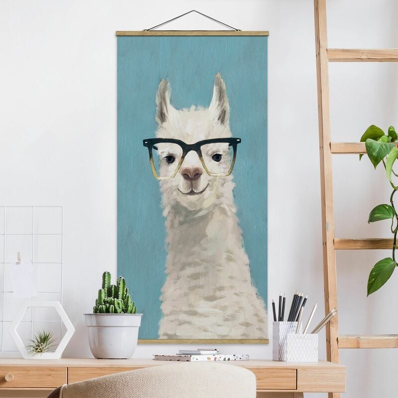 

Imagen de tela - Lama With Glasses IV - Alto 2:1 Dimensión LxA: 100cm x 50cm