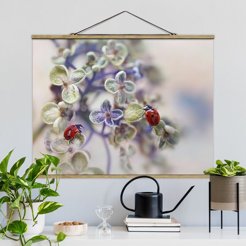 

Imagen de tela - Ladybug In The Garden - Apaisado 3:4 Dimensión LxA: 60cm x 80cm
