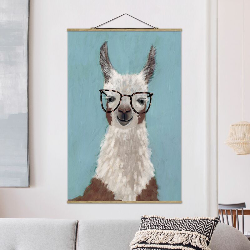 

Imagen de tela - Lama With Glasses II - Alto 3:2 Dimensión LxA: 150cm x 100cm