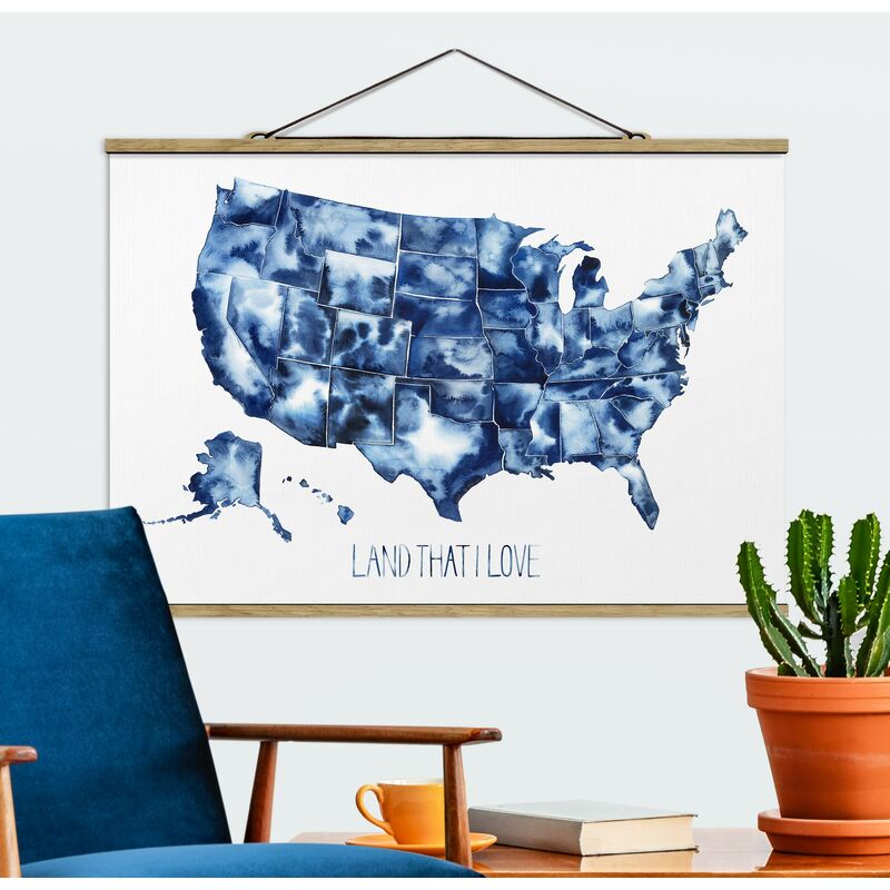 

Imagen de tela - Land That I Love - Apaisado 2:3 Dimensión LxA: 66.5cm x 100cm