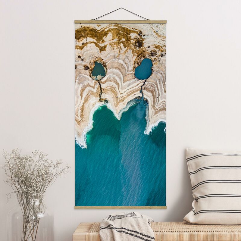 

Imagen de tela - Lagoon In Israel - Alto 2:1 Dimensión LxA: 70cm x 35cm