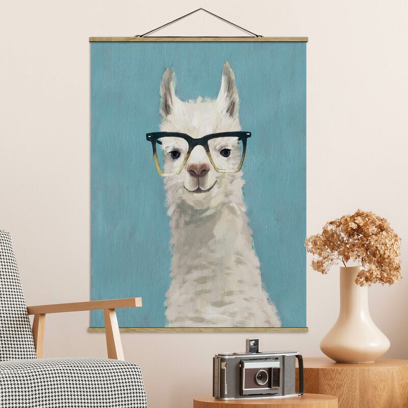 

Imagen de tela - Lama With Glasses IV - Alto 4:3 Dimensión LxA: 46.5cm x 35cm
