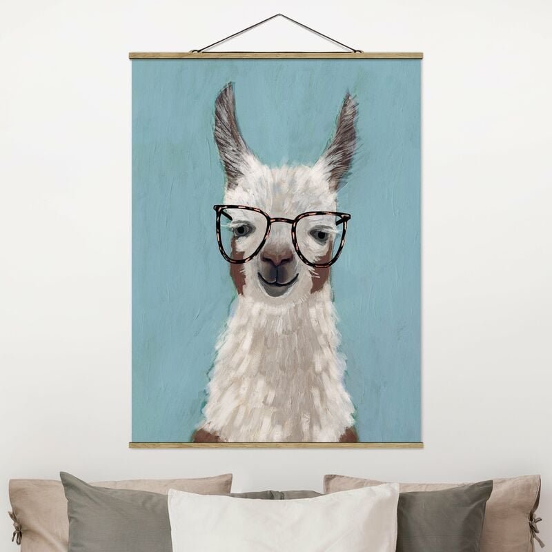 

Imagen de tela - Lama With Glasses II - Alto 4:3 Dimensión LxA: 133.5cm x 100cm