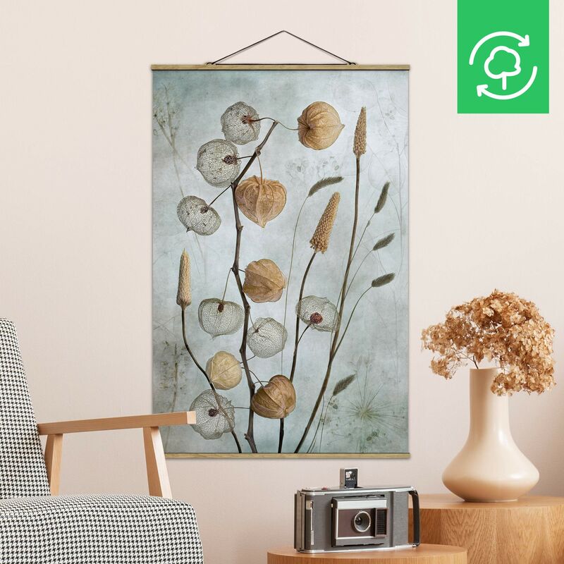 

Imagen de tela - Lantern Fruit In Autumn - Alto 3:2 Dimensión LxA: 120cm x 80cm
