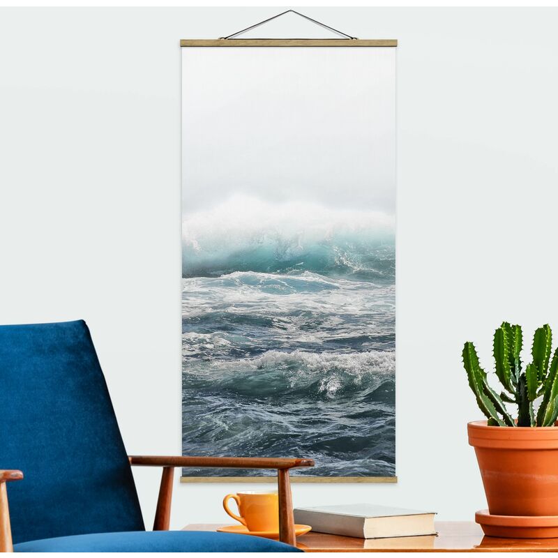 

Imagen de tela - Large Wave Hawaii - Alto 2:1 Dimensión LxA: 100cm x 50cm