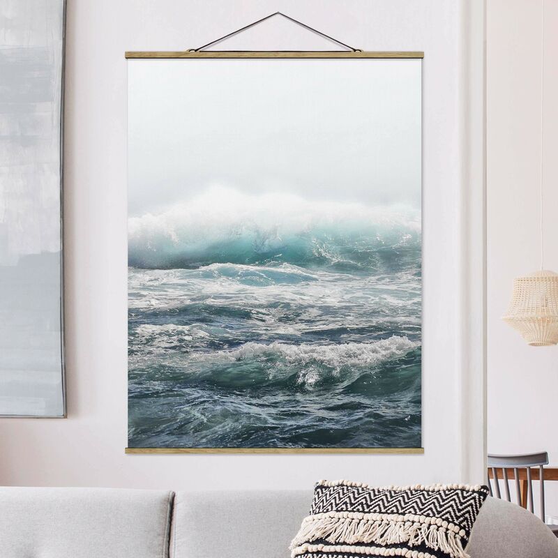 

Imagen de tela - Large Wave Hawaii - Alto 4:3 Dimensión LxA: 66.4cm x 50cm