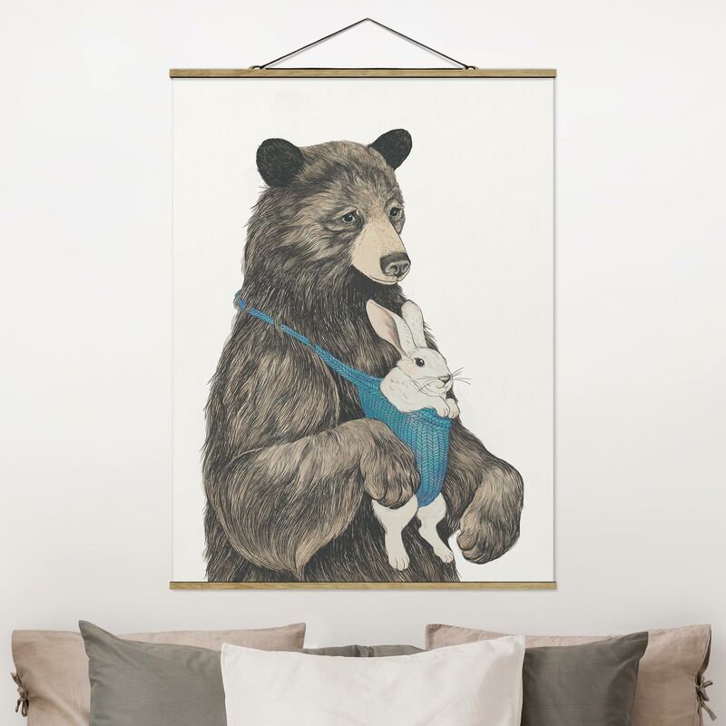 

Imagen de tela - Laura Graves - Illustration Bear And Bunny Baby - Alto 4:3 Dimensión LxA: 133.5cm x 100cm