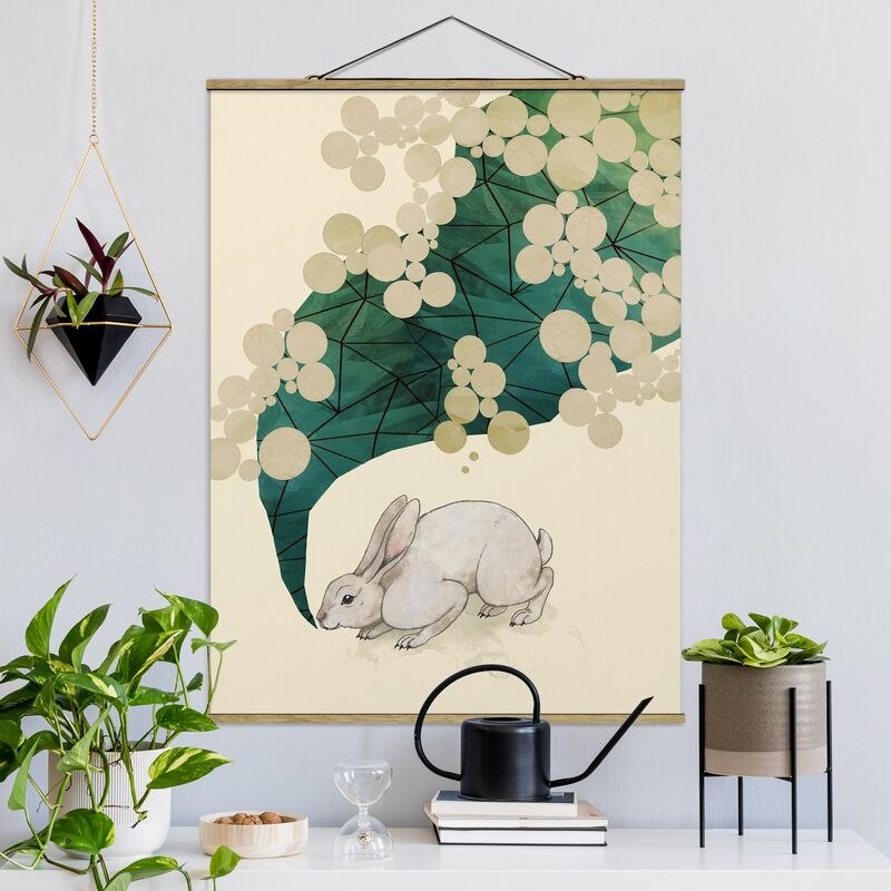 

Imagen de tela - Laura Graves - Illustration Bunny With Dots And Triangles - Alto 4:3 Dimensión LxA: 46.5cm x 35cm