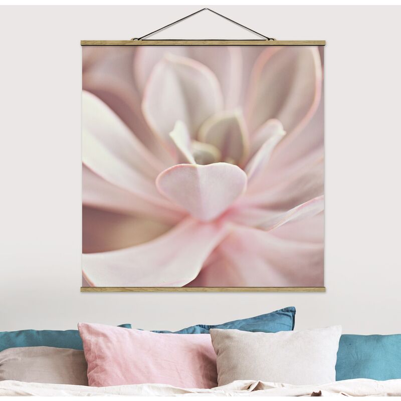 

Imagen de tela - Light Pink Succulent Flower - Cuadrado 1:1 Dimensión LxA: 50cm x 50cm