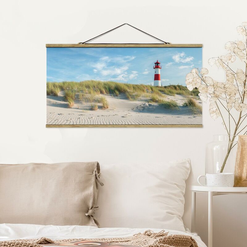 

Imagen de tela - Lighthouse At The North Sea - Apaisado 1:2 Dimensión LxA: 40cm x 80cm