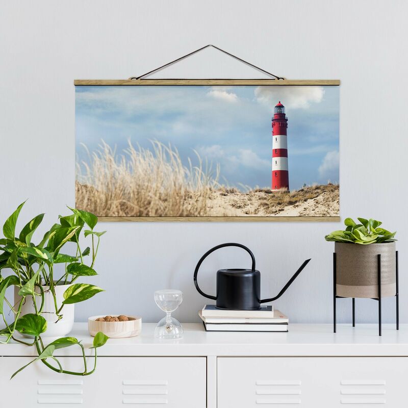 

Imagen de tela - Lighthouse In The Dunes - Apaisado 1:2 Dimensión LxA: 50cm x 100cm