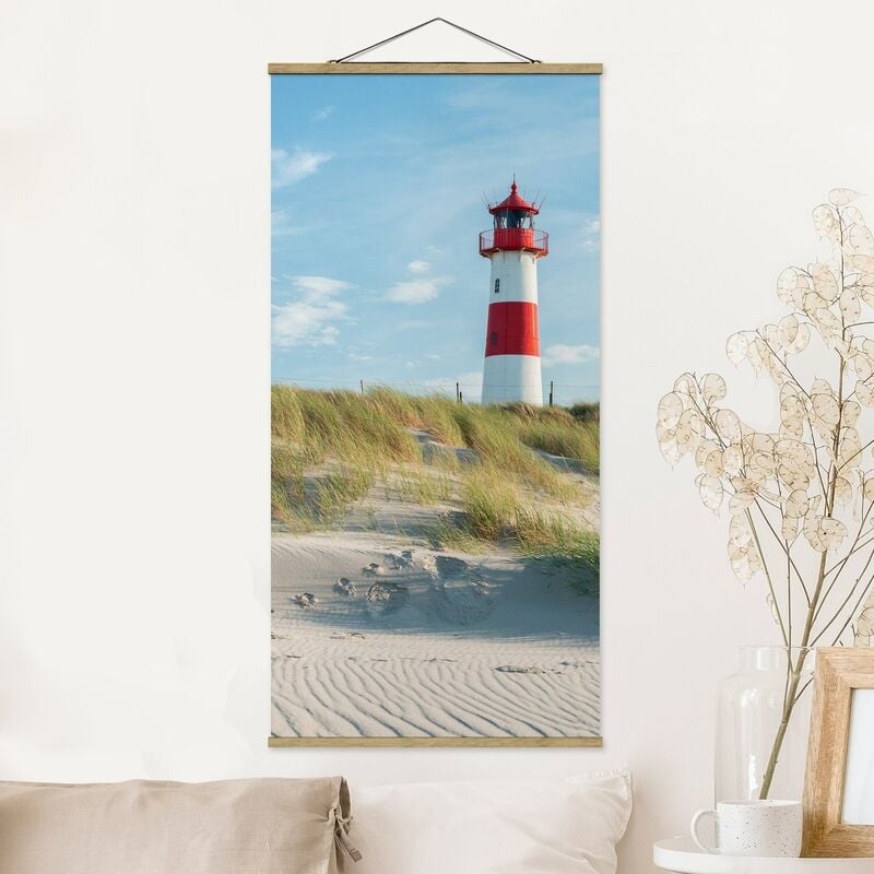 

Imagen de tela - Lighthouse At The North Sea - Alto 2:1 Dimensión LxA: 70cm x 35cm