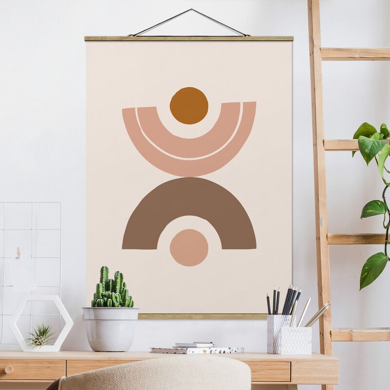 

Imagen de tela - Line Art Pastel Abstract Shapes - Alto 4:3 Dimensión LxA: 46.5cm x 35cm