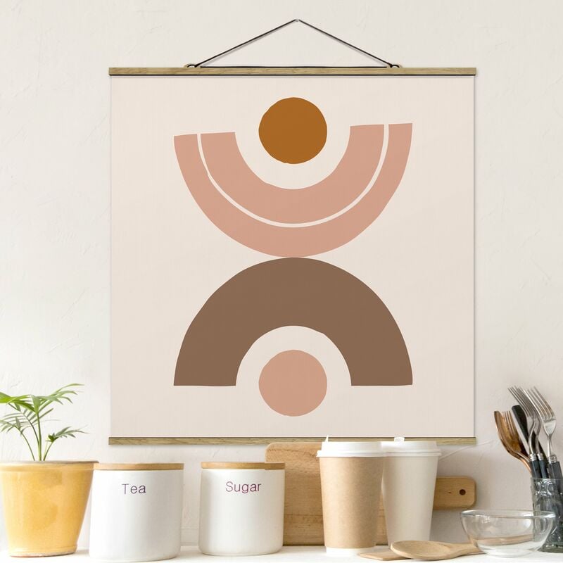 

Imagen de tela - Line Art Pastel Abstract Shapes - Cuadrado 1:1 Dimensión LxA: 35cm x 35cm
