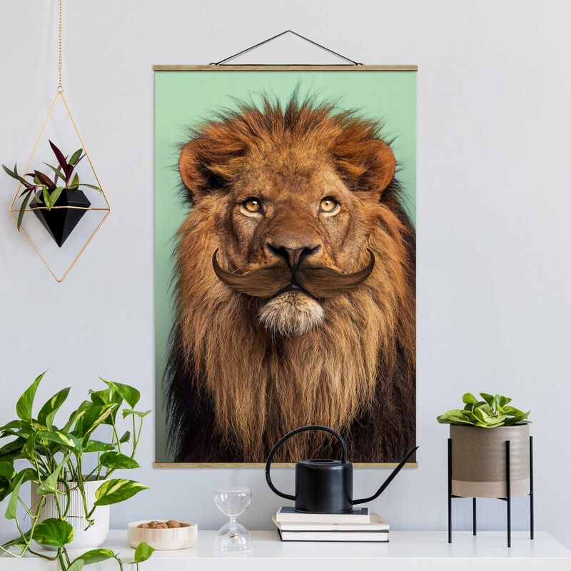

Imagen de tela - Lion With Beard - Alto 3:2 Dimensión LxA: 120cm x 80cm