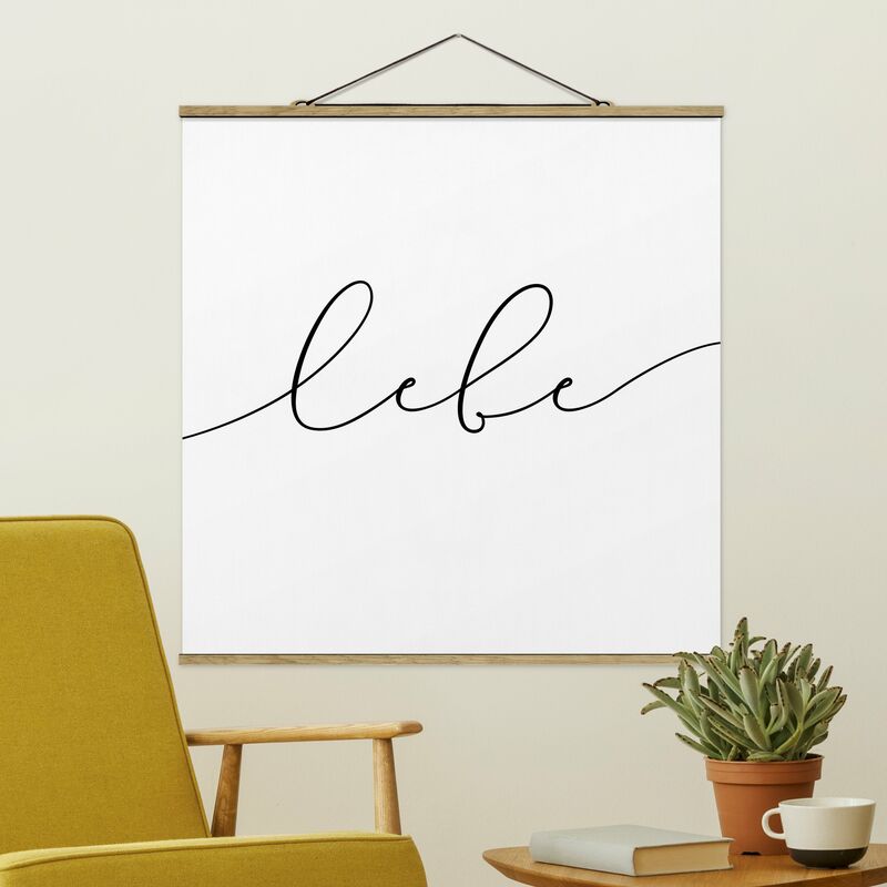 

Imagen de tela - Live Calligraphy - Cuadrado 1:1 Dimensión LxA: 35cm x 35cm
