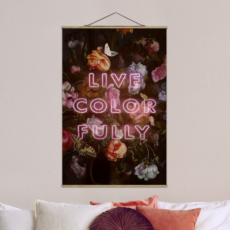 

Imagen de tela - Live Colorfully - Alto 3:2 Dimensión LxA: 150cm x 100cm