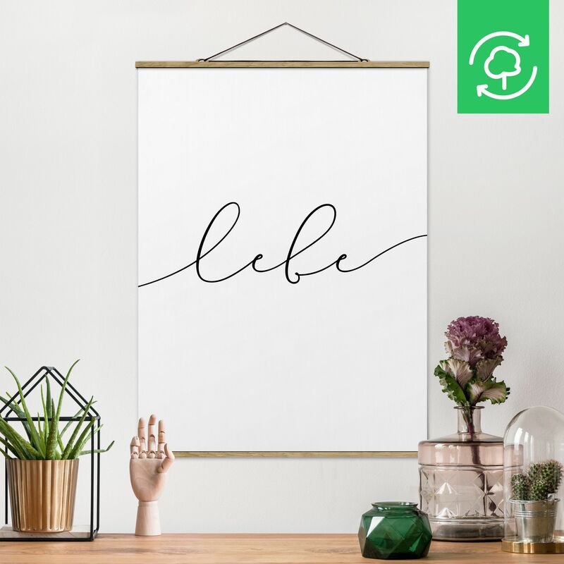 

Imagen de tela - Live Calligraphy - Alto 4:3 Dimensión LxA: 66.4cm x 50cm