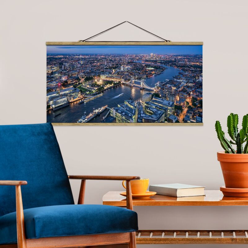 

Imagen de tela - London At Night - Apaisado 1:2 Dimensión LxA: 50cm x 100cm