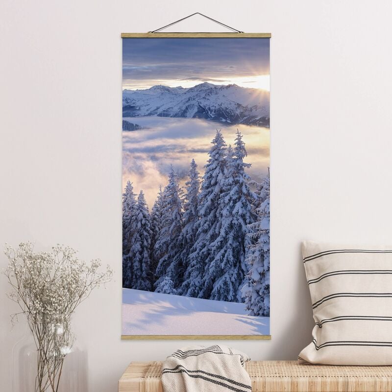 

Imagen de tela - Looking In The Hohe Tauern From Kreuzkogel Austria - Alto 2:1 Dimensión LxA: 100cm x 50cm