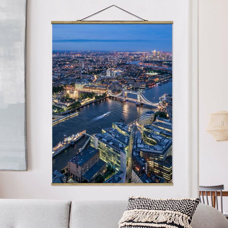 

Imagen de tela - London At Night - Alto 4:3 Dimensión LxA: 133.5cm x 100cm