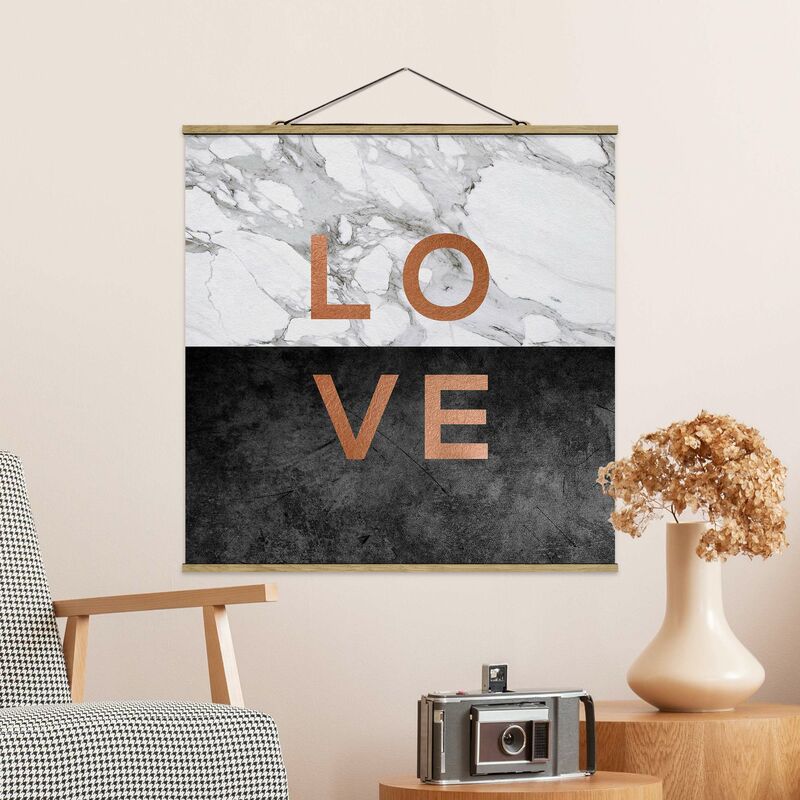 

Imagen de tela - Love Copper And Marble - Cuadrado 1:1 Dimensión LxA: 80cm x 80cm