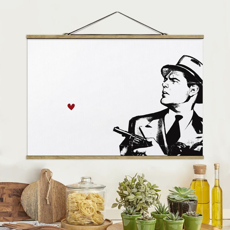 

Imagen de tela - Love And Gun - Apaisado 2:3 Dimensión LxA: 23.5cm x 35cm