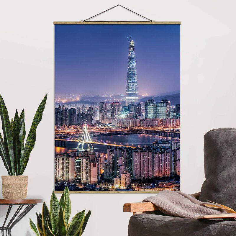 

Imagen de tela - Lotte World Tower At Night - Alto 4:3 Dimensión LxA: 133.5cm x 100cm