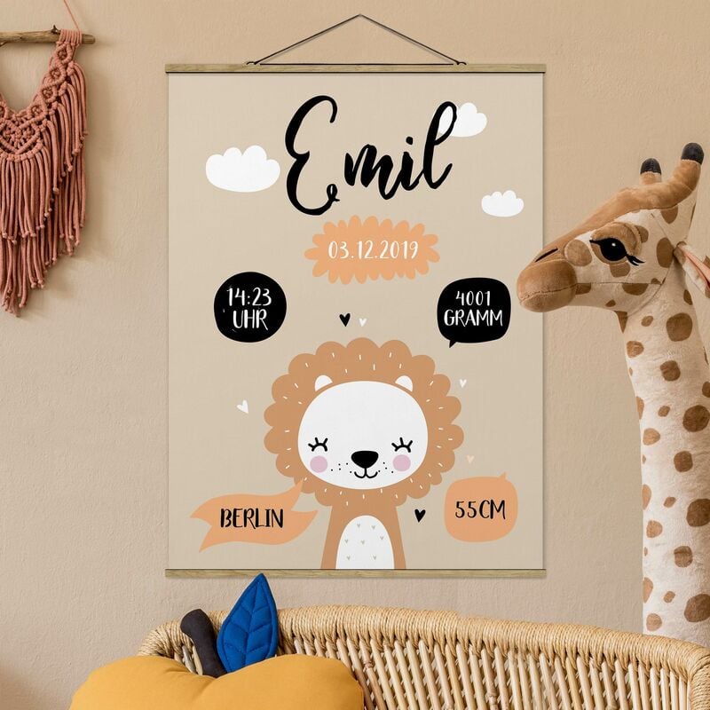 

Imagen de tela - Love Lion Own Words - Alto 4:3 Dimensión LxA: 106.5cm x 80cm
