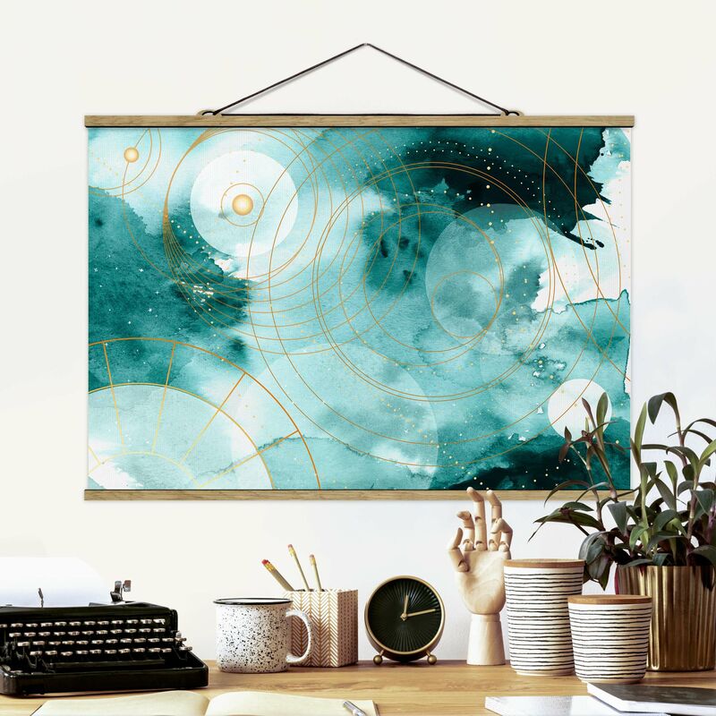 

Imagen de tela - Magic Golden Starry Sky - Apaisado 2:3 Dimensión LxA: 23.5cm x 35cm
