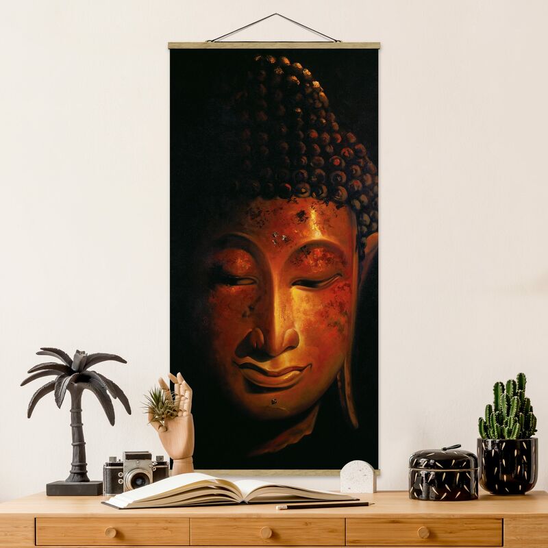 

Imagen de tela - Madras Buddha - Alto 2:1 Dimensión LxA: 100cm x 50cm
