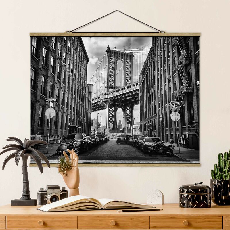 

Imagen de tela - Manhattan Bridge In America - Apaisado 3:4 Dimensión LxA: 60cm x 80cm